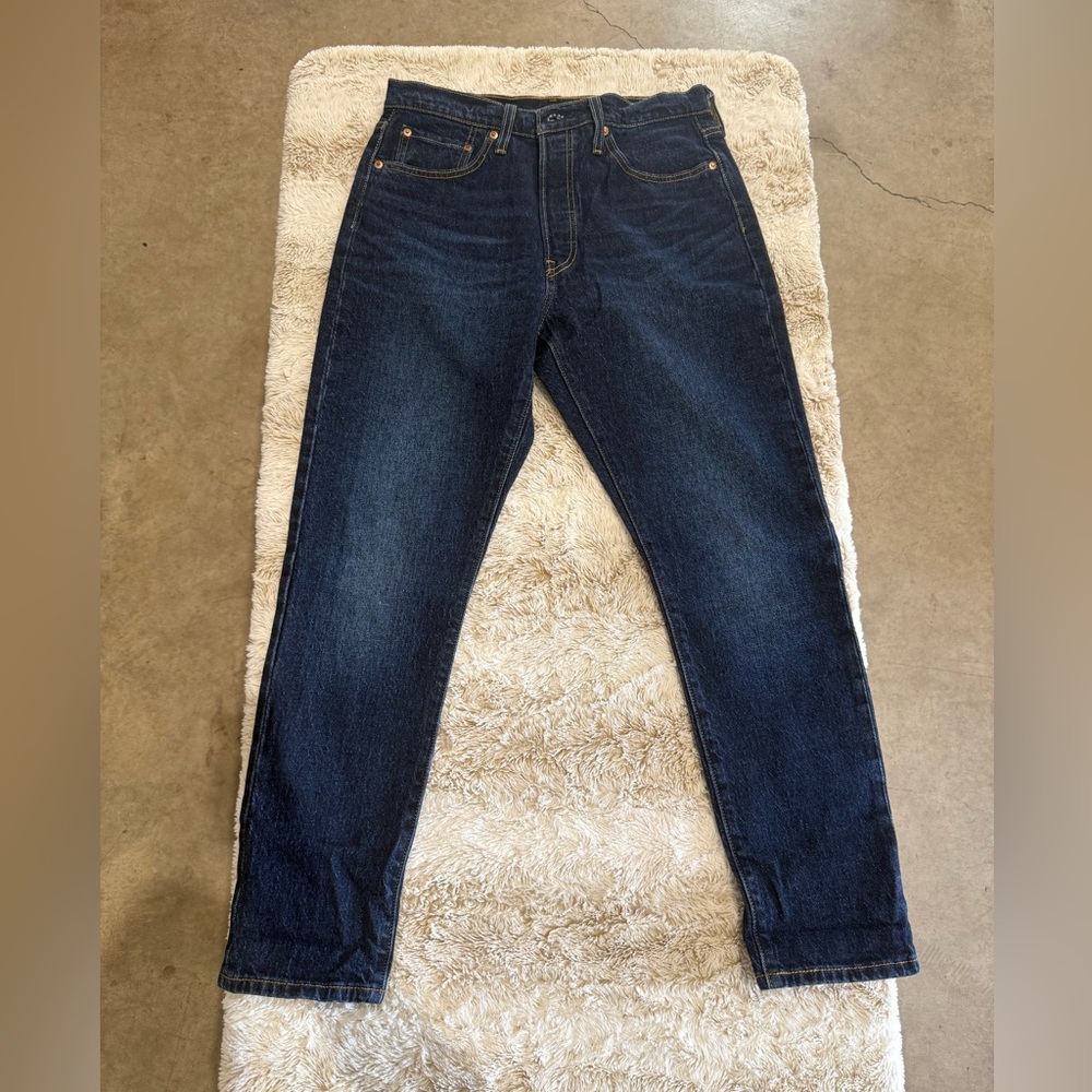 Women’s 501 original Levi's Blue Straight-Leg Jeans Classic Denim 29x28